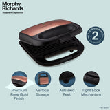 Morphy Richards 3 IN 1 750 Watt Sandwich Maker With changable Plate/Multi Grill/Luxe Rose TWG (Toast Waffle Grill)