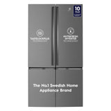 Electrolux UltimateTaste 700 600 Litres French Door Refrigerator with Twist and Serve Ice Maker (EQE6000A, Matte Dark Grey)