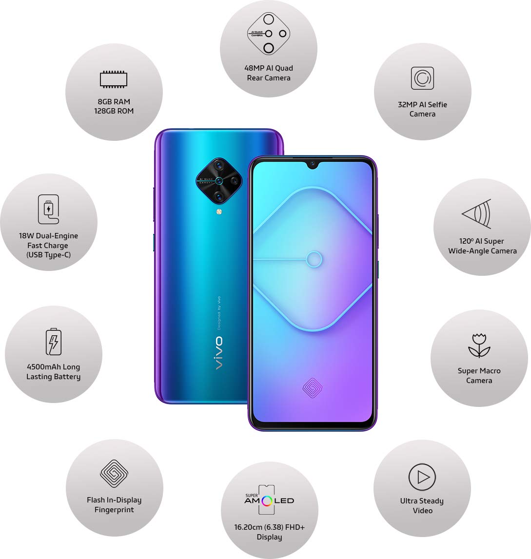 VIVO S1 PRO 8GB 128GB JAZZY BLUE