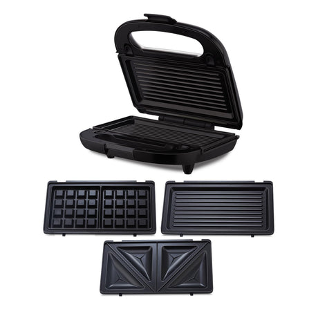 Morphy Richards 3 IN 1 750 Watt Sandwich Maker With changable Plate/Multi Grill/Luxe Rose TWG (Toast Waffle Grill)