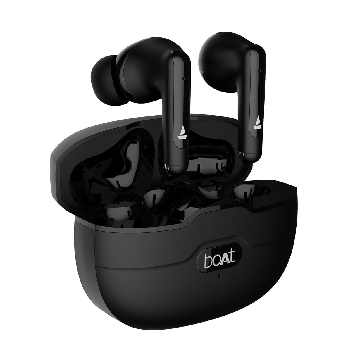 boAt Airdopes Unity ANC TWS in Ear Earbuds with Up to 50 Hours Total Playback, ANC Upto 32 dB, Dual Mics with ENx Tech, IPX5 Rating, IWP Tech and ASAP Charge(Grey) & (Black)