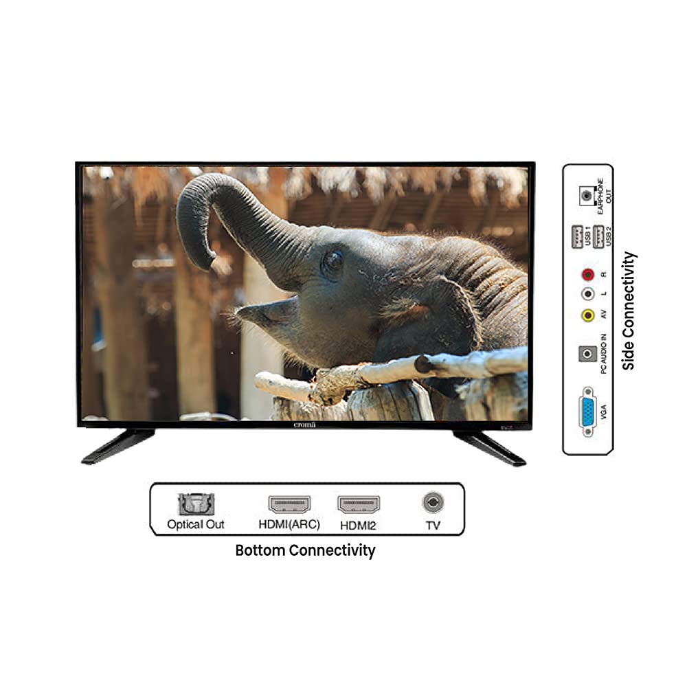 Croma 80 cm (32 Inches) HD Ready LED TV CREL7369