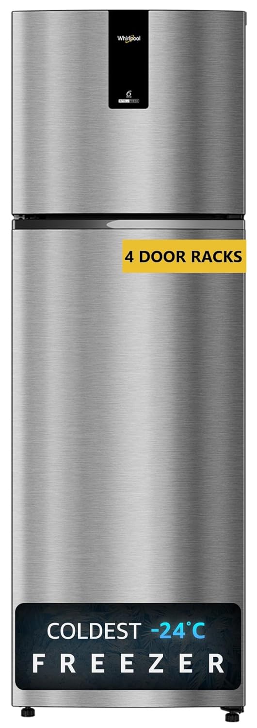 Whirlpool 235 Litres 2 Star Frost Free Double Door Refrigerator (Model: NEO DF278 PRM TSTL 2S)