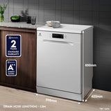 Electrolux 13 Place Settings Dishwasher (ESA47220SW, White)