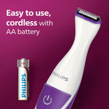 PHILIPS BRT383/15 Trimmer 180 min Runtime 3 Length Settings  (Purple, White)