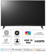 LG 139 cm (55 inches) 4K Ultra HD Smart LED TV 55UQ7500PSF (Ceramic Black)