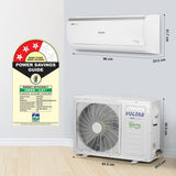 Voltas 2 Ton 3 Star, Inverter Split AC(Copper, 4-in-1 Adjustable Mode, Anti-dust Filter, 2023 Model, 243V Vectra Elite, White)