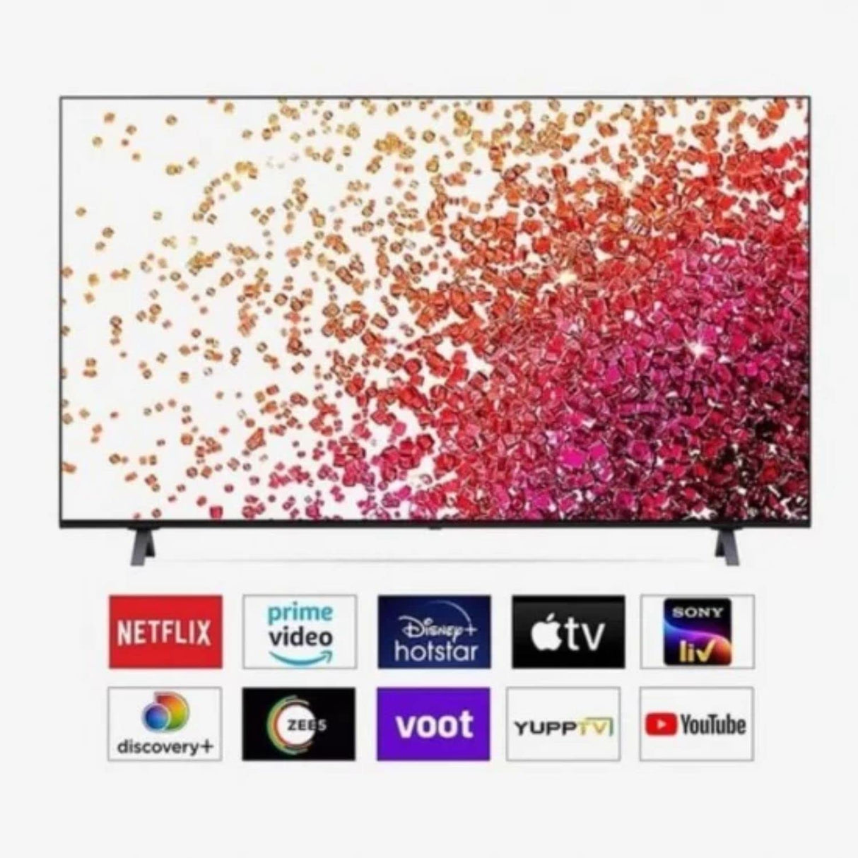 LG 165.1 cm (65 Inches) 4K Ultra HD Smart LED TV 65NANO75TPZ (Black)