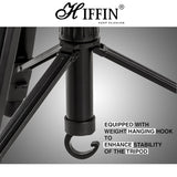 HIFFIN HF-3600 Professional Portable Lightweight Travel Aluminum Camera Tripod with 360 Degree Pan Head for Smartphone SLR DSLR Digital Camera | Carry Bag Included (HF-3600)