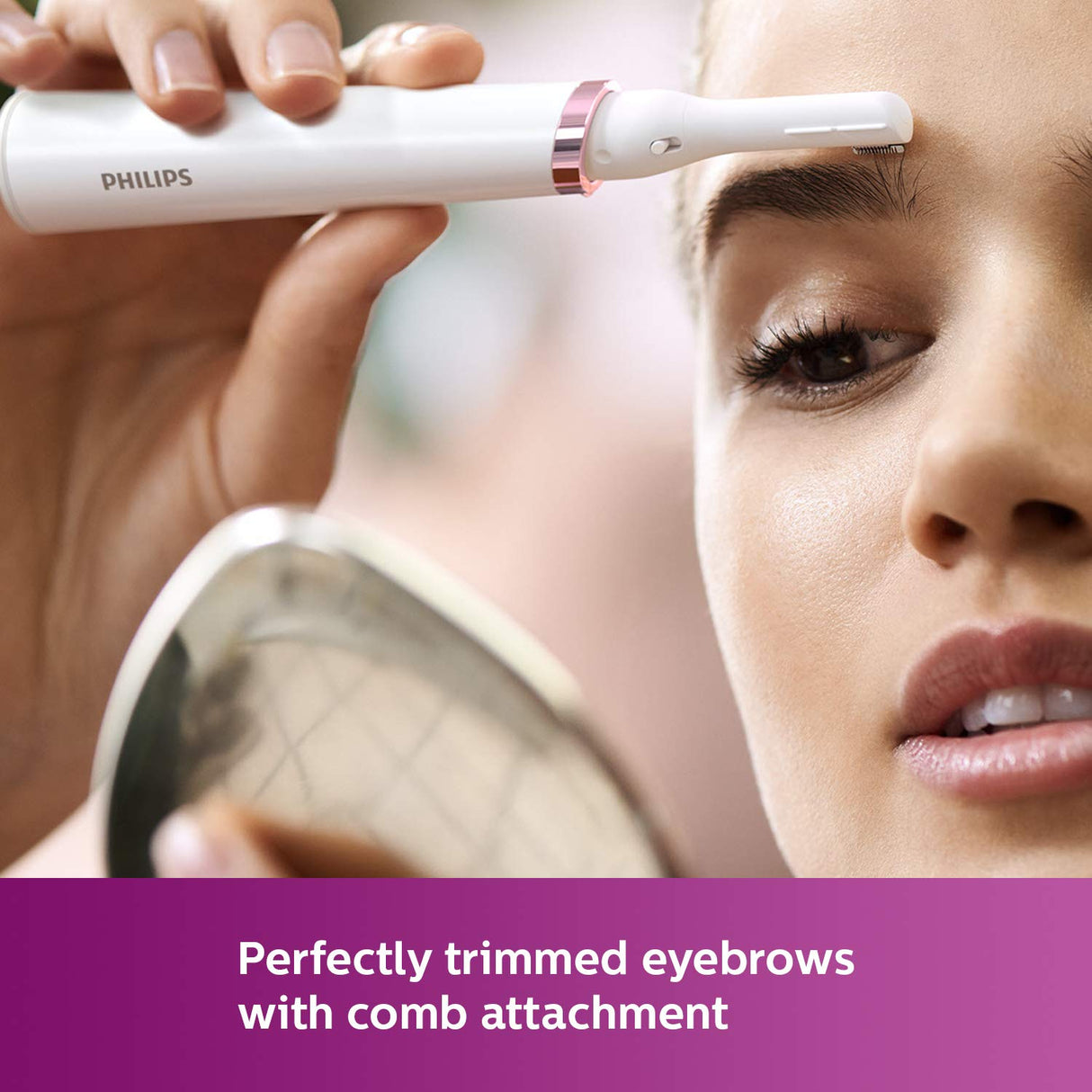 Philips Touch-up HP6388 Eyebrows, Facial & Body Trimmer for Women (White)