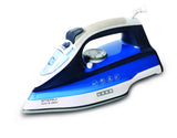 USHA Steam Pro Si 3820 Steam Iron 2000 Watts With Easy-Glide Durable Ceramic Soleplate, Powerful Steam Output From 73 Steam Vents, 280 Ml Water Tank (Blue)