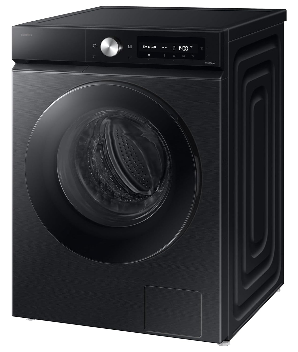 Samsung 12 kg, 5 Star, AI Control, Super Speed, Wi-Fi, Hygiene Steam with Inbuilt Heater, Digital Inverter, Fully-Automatic Front Load Washing Machine (WW12DB7B24GBTL, Black)