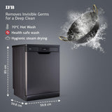 IFB Neptune VX16 Dishwasher (Inox Grey)