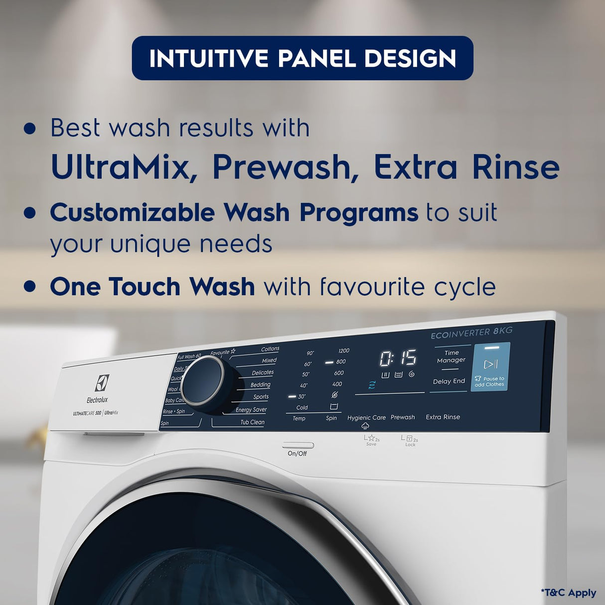 Electrolux 8 kg Fully Automatic Front Load Washing Machine