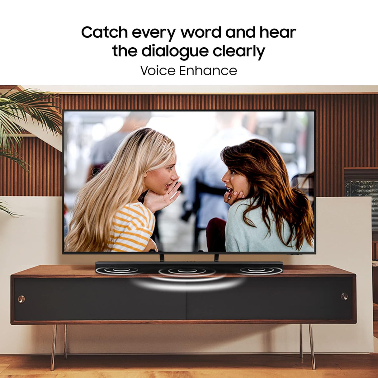 Samsung 410W 2.1ch B550 Soundbar with Wireless Subwoofer and Dolby Audio (HW-B550/XL, Egyptian Black)