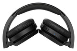 Philips Audio TAH4205XTBK/00 Bluetooth 5.0, Bass Booster, Quick Charging Upto 29H Playtime, 32mm Driver, Compact Folding Design Bluetooth Wireless On Ear Headphones with Mic (Black)