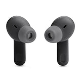 JBL Tune Beam In Ear Wireless TWS Earbuds with Mic, ANC Earbuds, Customized Extra Bass with Headphones App, 48 Hrs Battery, Quick Charge, 4-Mics, IP54, Ambient Aware & Talk-Thru, Bluetooth 5.3 (Black)