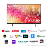 Samsung 138 cm (55 inches) 4K Ultra HD Smart LED TV UA55DU7660KLXL (Black)