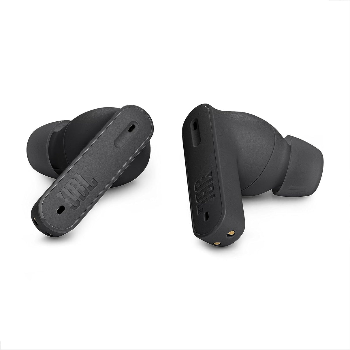 JBL Tune Beam In Ear Wireless TWS Earbuds with Mic, ANC Earbuds, Customized Extra Bass with Headphones App, 48 Hrs Battery, Quick Charge, 4-Mics, IP54, Ambient Aware & Talk-Thru, Bluetooth 5.3 (Black)