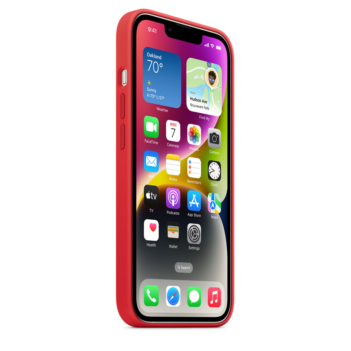 APPLE IPHONE 14 SI CASE RED