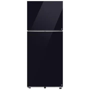 Samsung 396 Litres 2 Star Frost Free Double Door Smart Wifi Enabled Refrigerator with Digital Inverter Compressor (RT41DB6A4B22HL, Black Glass)