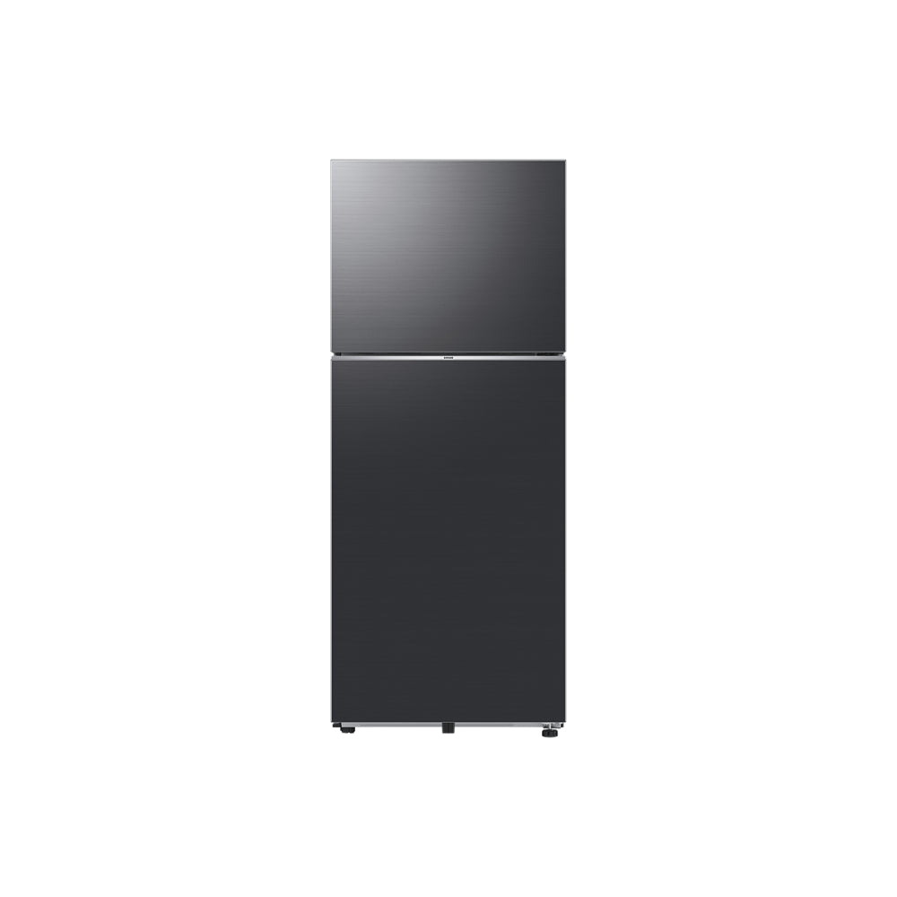 SAMSUNG 396 Litres 2 Star Frost Free Double Door Smart Wifi Enabled Refrigerator with Digital Inverter Compressor (Black Matt)