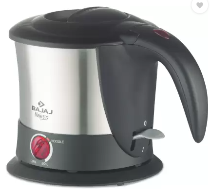 Bajaj Majesty KTX-09 SS Non-Strix Multifunction Cordless Electric Kettle (1 L , Steel )