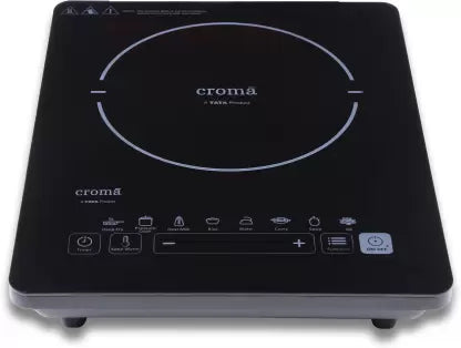 Croma 2000 W Induction Cooktop Touch Panel  (Black, 2000W (CRSKAH802sIC20))