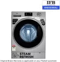 IFB 8 kg 5 Star Fully Automatic Front Load Washing Machine (Model: Senator WSS Steam, Silver)