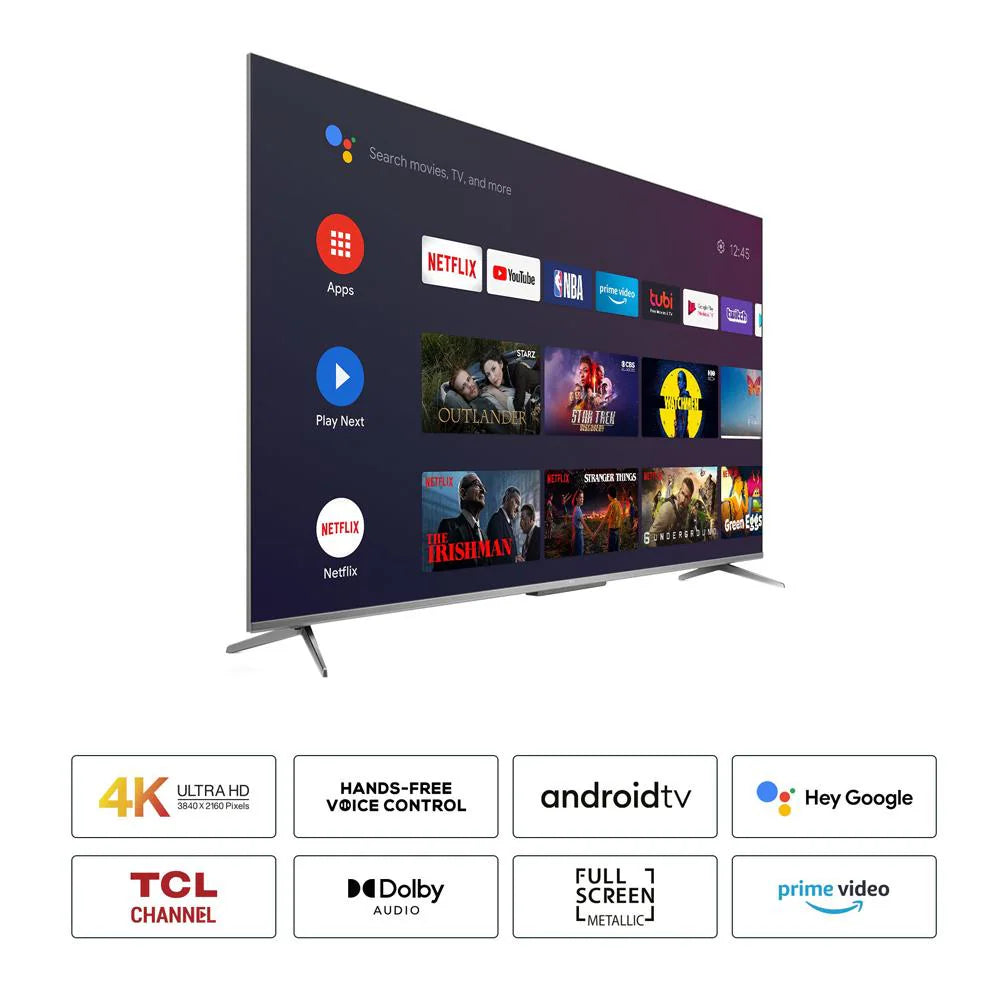 TCL 107.9 cm (43 inch) 3Yr Warranty Ultra HD (4K) LED Smart TV, P715 Series 43P715