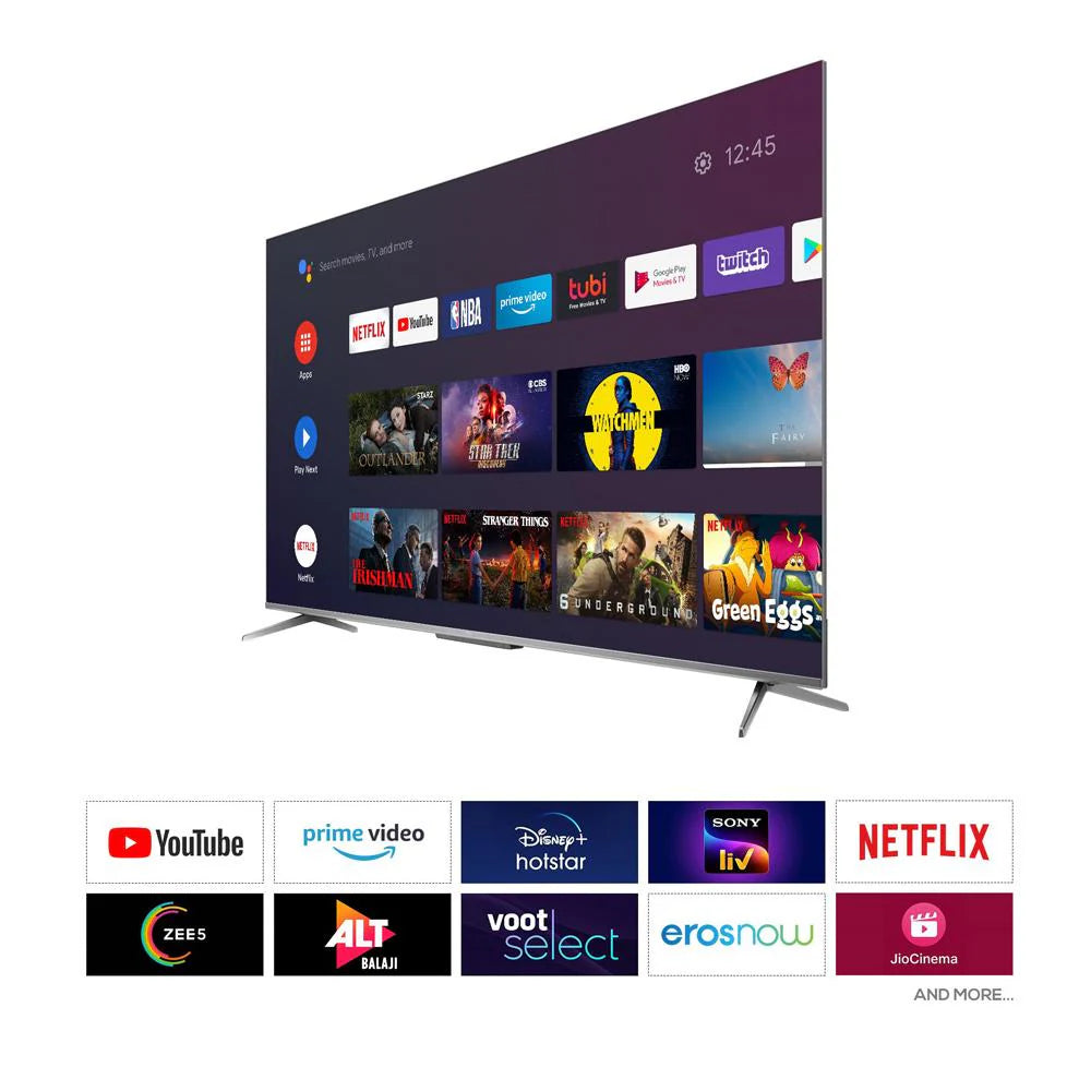 TCL 107.9 cm (43 inch) 3Yr Warranty Ultra HD (4K) LED Smart TV, P715 Series 43P715