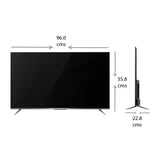 TCL 107.9 cm (43 inch) 3Yr Warranty Ultra HD (4K) LED Smart TV, P715 Series 43P715